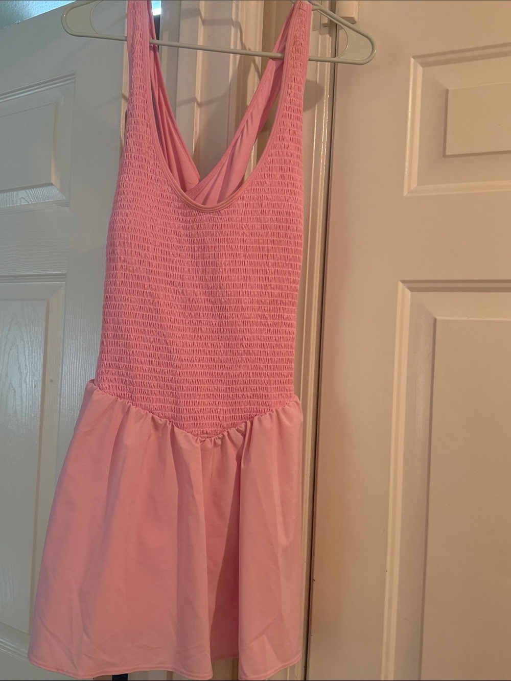 Target Pink Smocked Bodice Sleeveless Dress